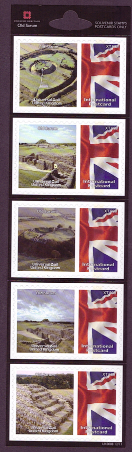 (image for) UK0088 Old Sarum Universal Mail Stamps Dated: 12/13
